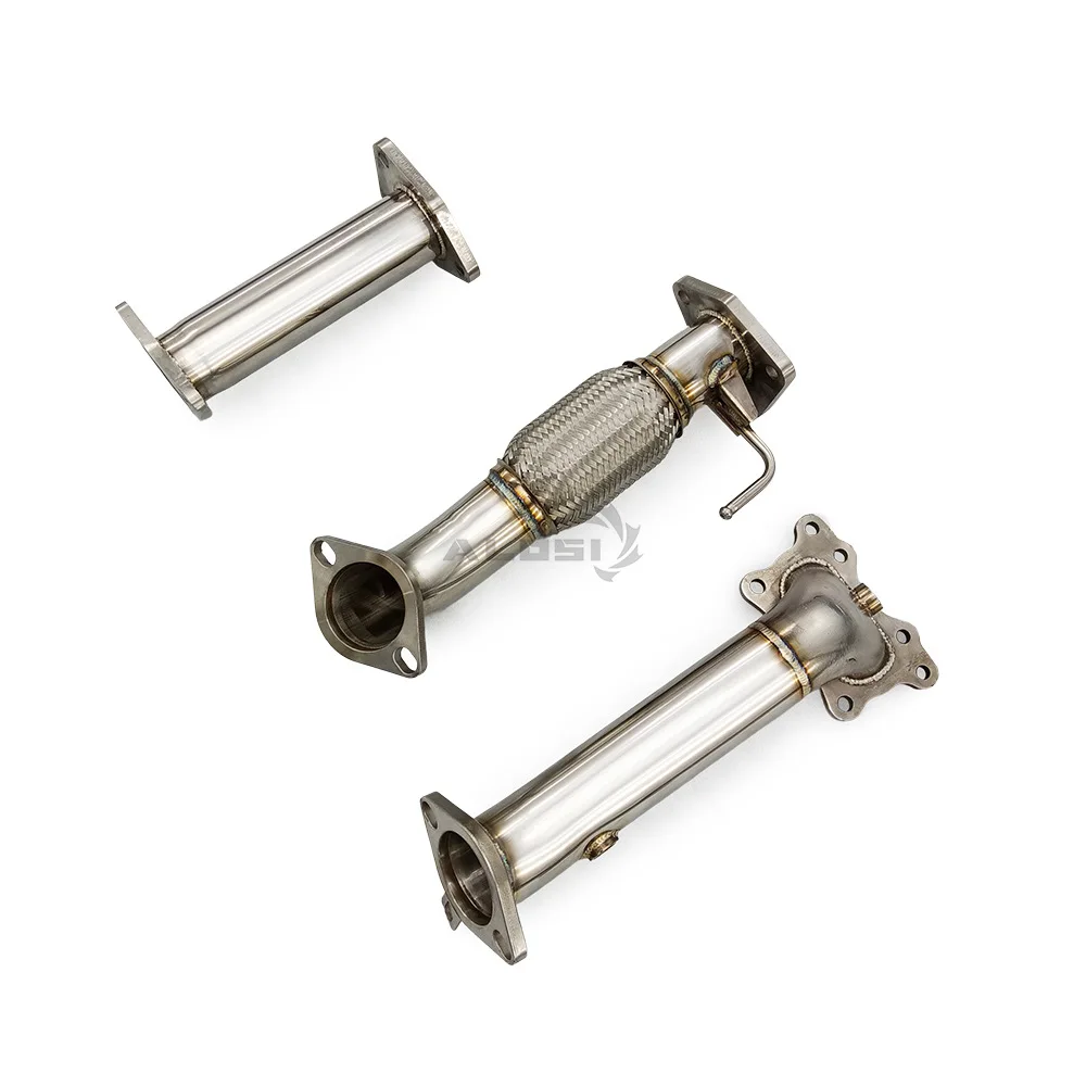 مناسبة لمحرك هوندا سبراي 2.4 2009-2016 ماسورة عادم من الفولاذ المقاوم للصدأ