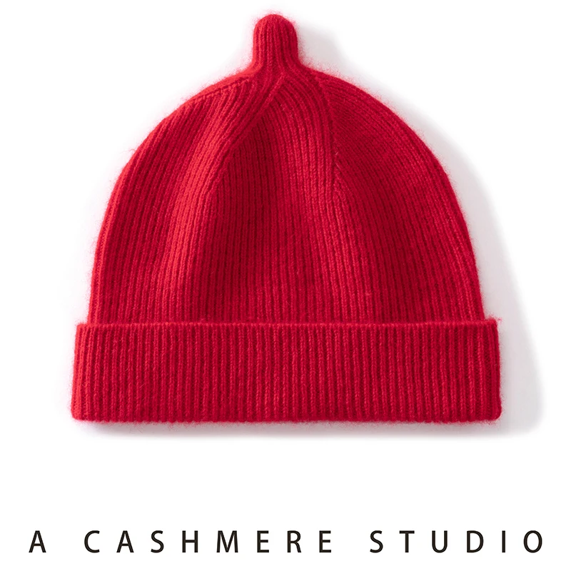 Choice Keep Warm Winter Hats for Children Unisex Outdoor Knitted Cap Kids Soft 100%Cashmere Beanies Hat Girls Boy Caps Bonnet