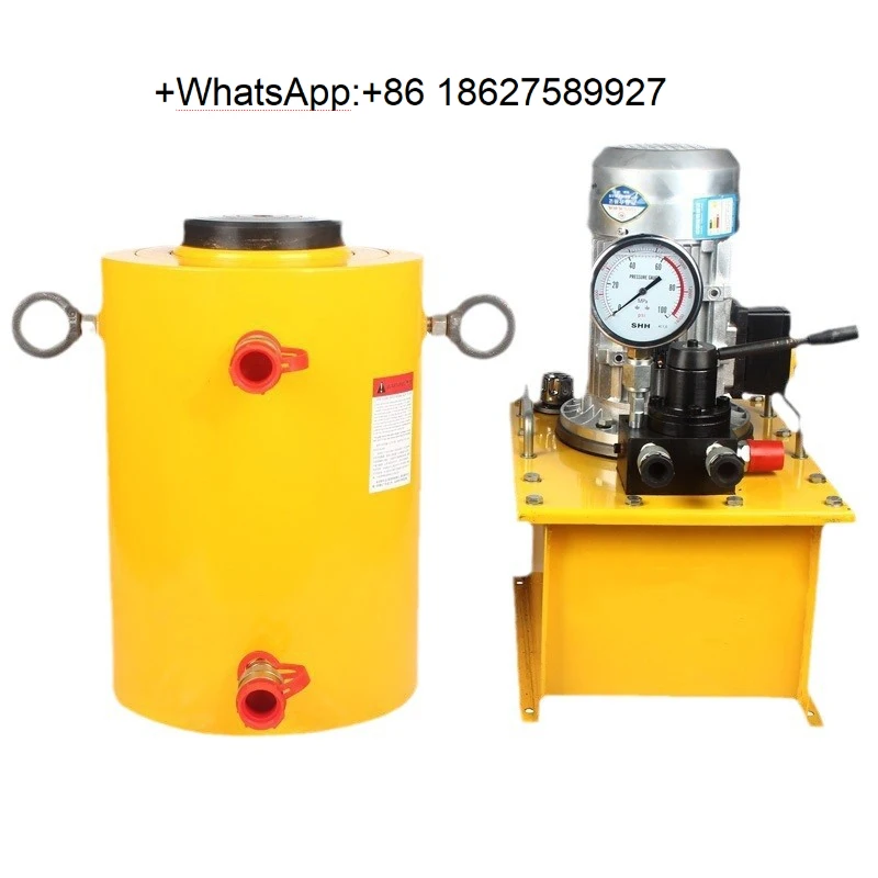 Large Tonnage Double Acting Hydraulic Cylinder Top Jack Heavy Hydraulic Power Unit