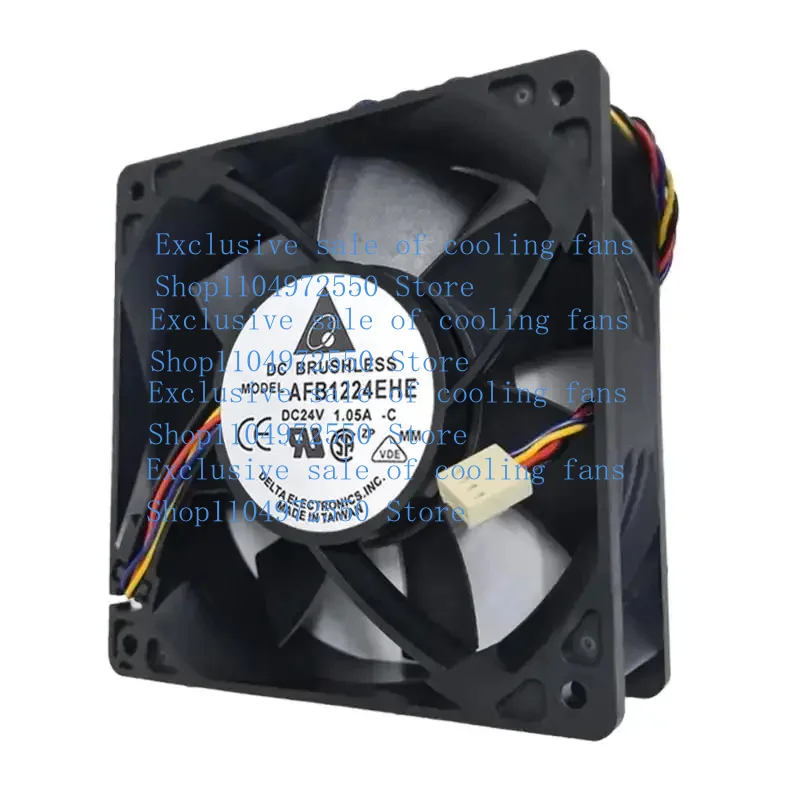 S G8DC 120 мм охлаждающий вентилятор для Delta AFB1224EHE 24 В 1,05 А 120x38 мм 2-проводной корпус процессора компьютера квадратный инвертор вытяжной вентилятор