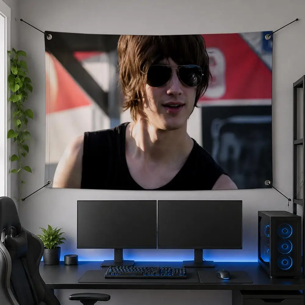 Singer Indie Rock A-Alex Turner Flags Flag Banner for Bedroom Dorm Party Home Living Room Game Room Gift