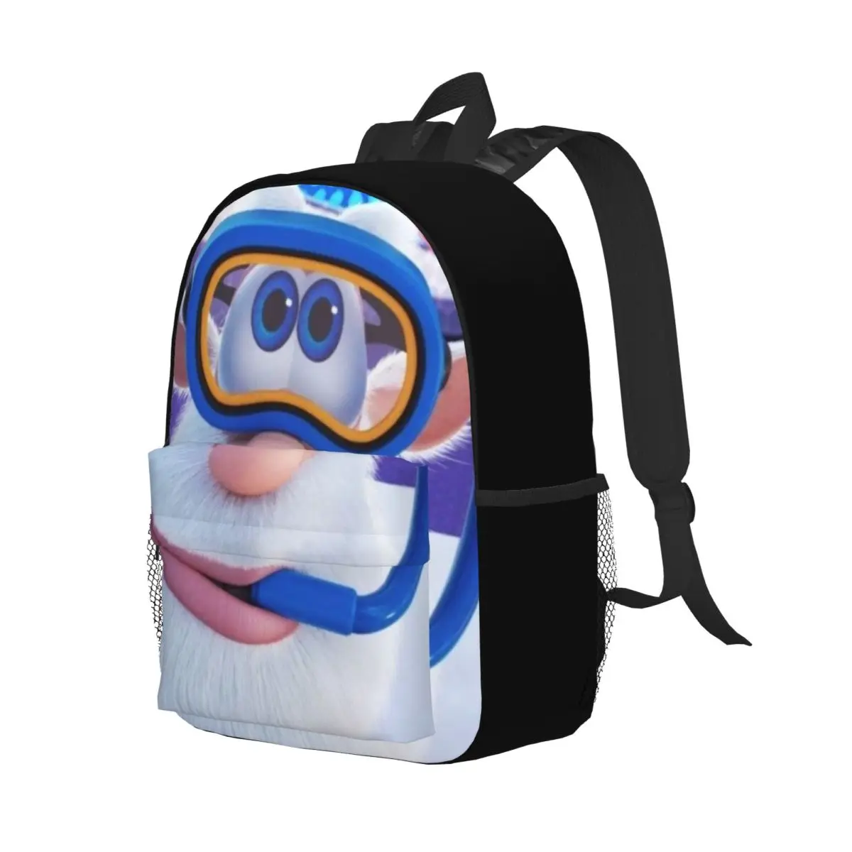 F-Fourbob-Booba para meninas meninos mochila de estudante de grande capacidade mochila leve à prova d'água de 15 polegadas