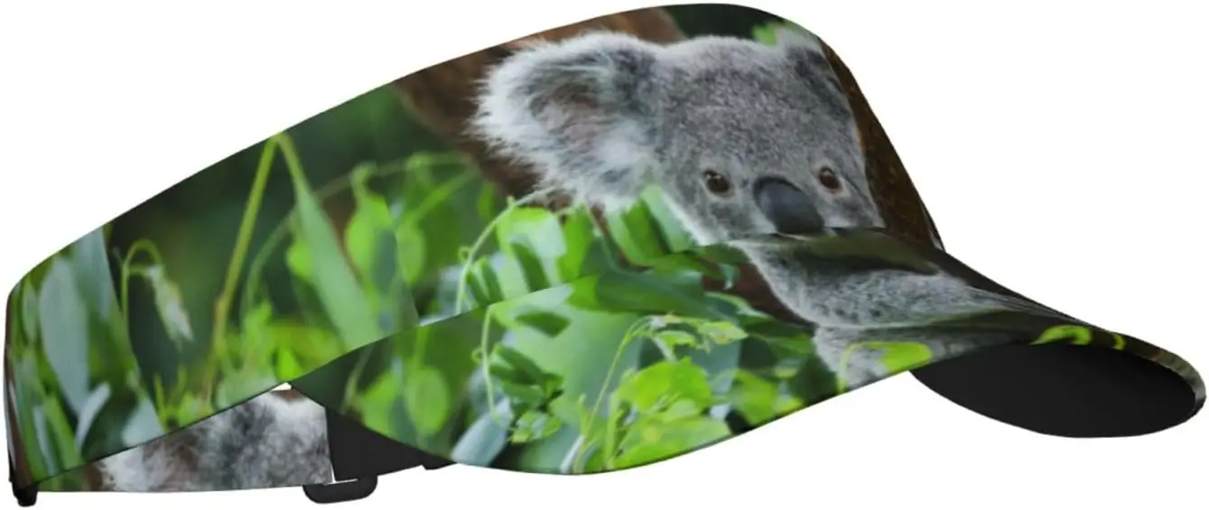 Sport Sun Visor Hat Australia Koala Bear Breathable Sun Hat Cap for Golf Tennis