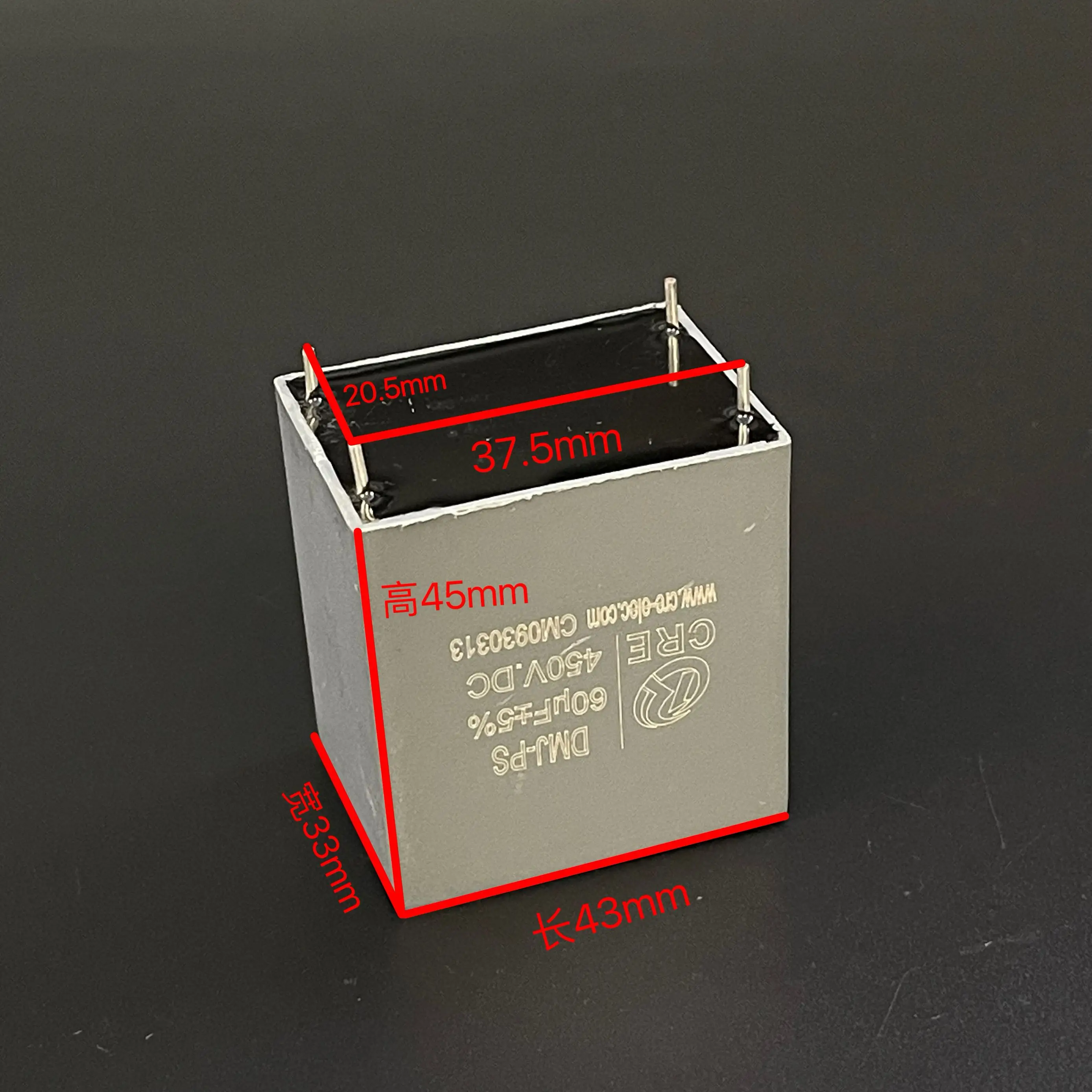 Brand new original DMJ-PS 60UF 450V high-voltage platinum machine high-frequency turn-off copper pin electrodeless capacitor