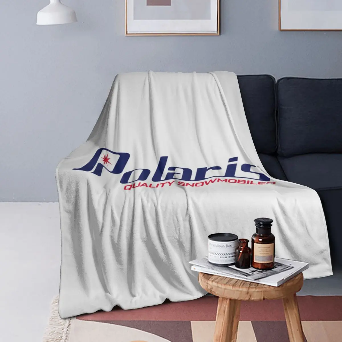 

Винтажные одеяла с логотипом Polaris для снегохода, мягкое теплое фланелевое одеяло, плюшевое одеяло для кровати, гостиной, пикника, путешествий, домашнего дивана