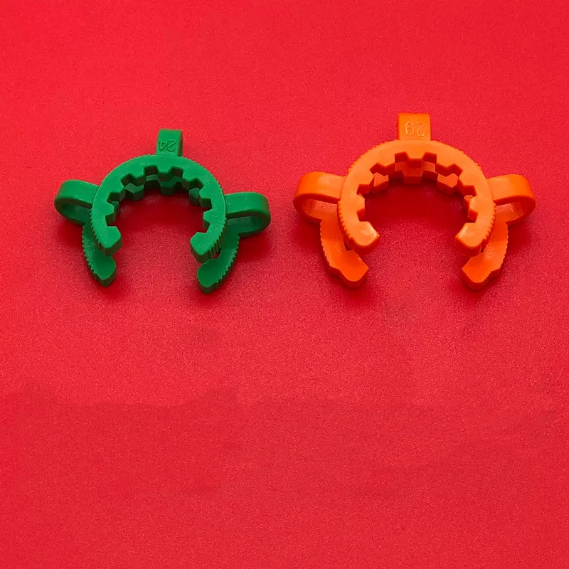 10 قطعة/الوحدة البلاستيك طحن الفم المشبك ، مخروطي زجاجة واجهة المشبك ، البلاستيك المشبك التسمية الفم زجاجة المشبك #2