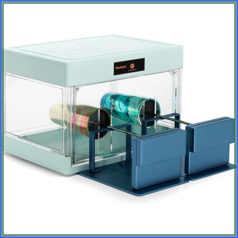 

Resin Drying Machine for Cup Turner, 1-Hour Tumbler Finish, Epoxy Curing Tool Fast Dry