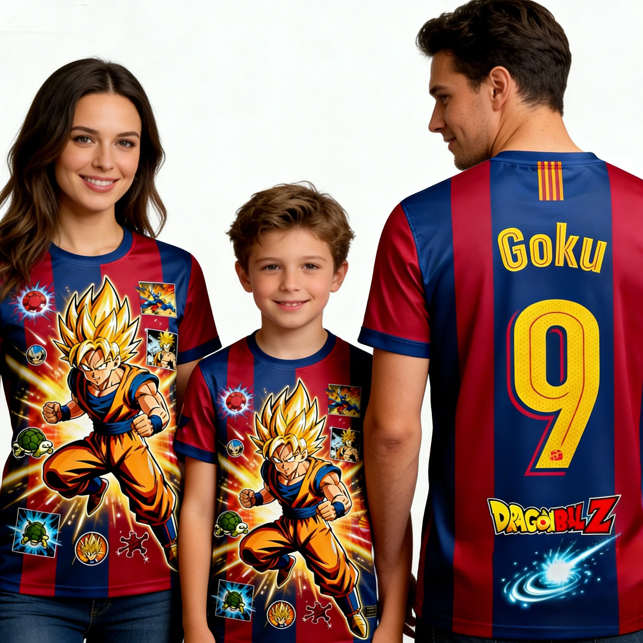 2026 Sommer Dragon Ball Retro Fitness T-Shirt Herren Oversize 3D-Druck Kurzarm Familien-Unisex Kinder-Sportshirt