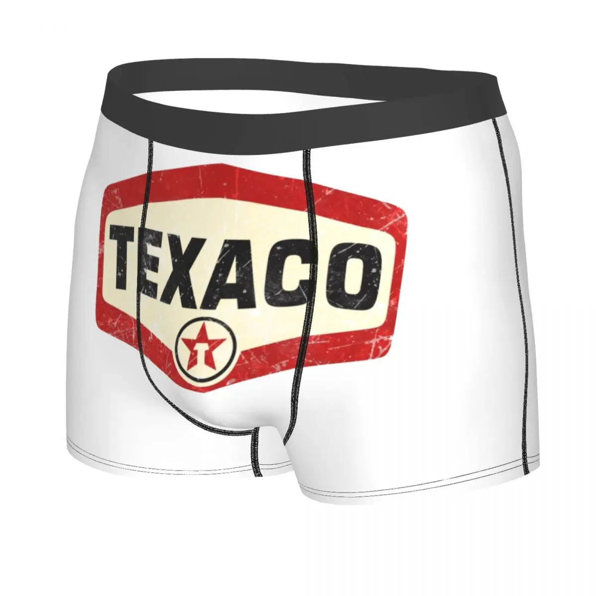 Custom Vintage Texaco Logo Boxers Shorts Men Briefs Underwear Cool Underpants