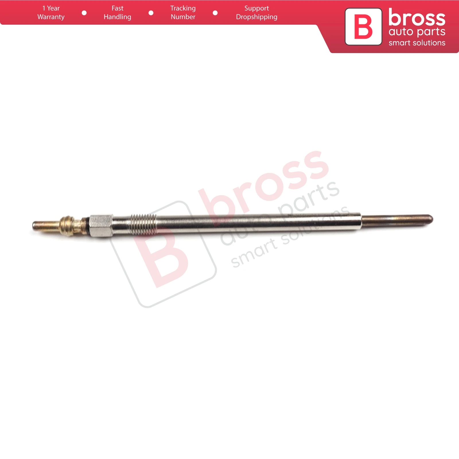 Bross BGP77 1 Piece Heater Glow Plug 11.5 Volt A0011594601, GN058, 0100276014, for Mitsubishi Colt 1.5 DI Smart 1.5 CDI