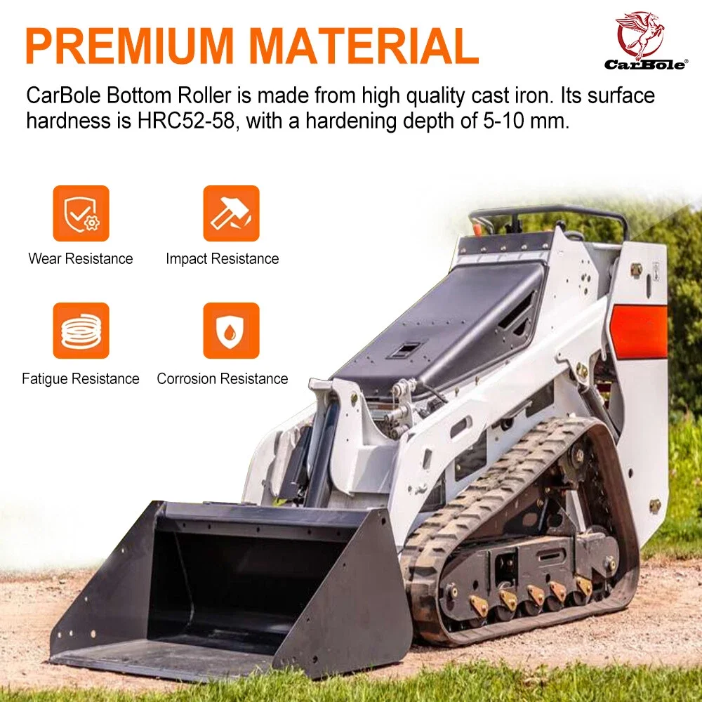 For Bobcat MT50 MT52 MT55 MT85 7109409 6730683 Bottom Track Roller 2 Kits