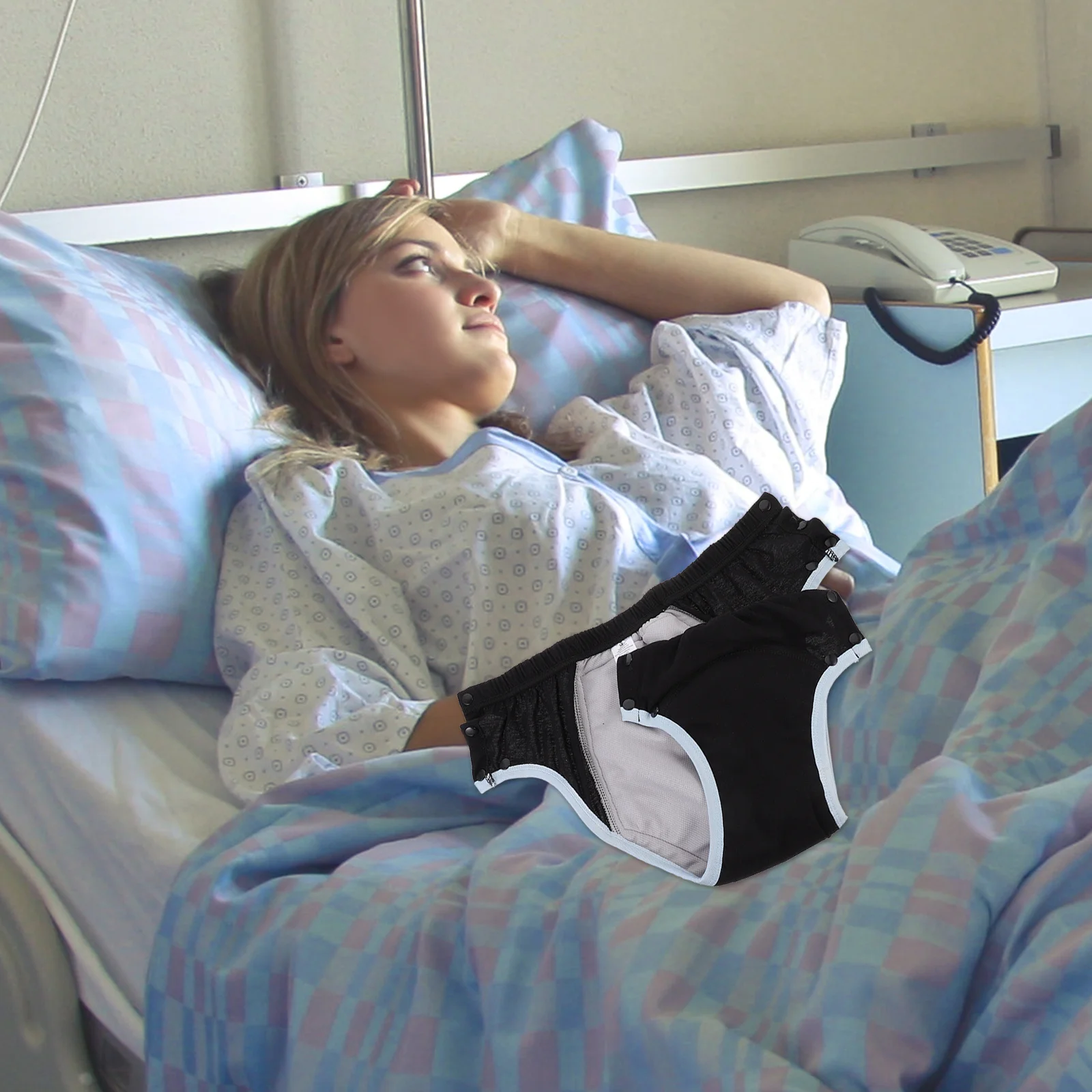 حفاضات للكبار قابلة لإعادة الاستخدام وقابلة للغسل لحماية سلس البول لكبار السن ومضادة للتسرب، تصميم مرن مريح، حفاضات للكبار قابلة للتنفس