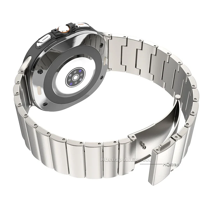 No Gaps Titanium Metal Strap for Samsung Galaxy Watch Ultra 47mm Band for Galaxy Watch 7 Ultra 47MM Waterproof Bracelet Luxury