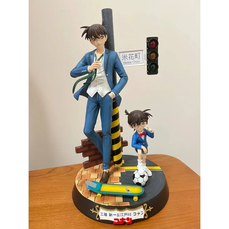 

In Stock Anime Detective Conan Kudou Shinichi Figure Jimmy Kudo Case Closed Anime Figures Statue Pvc Figurine Model Toys Gifts