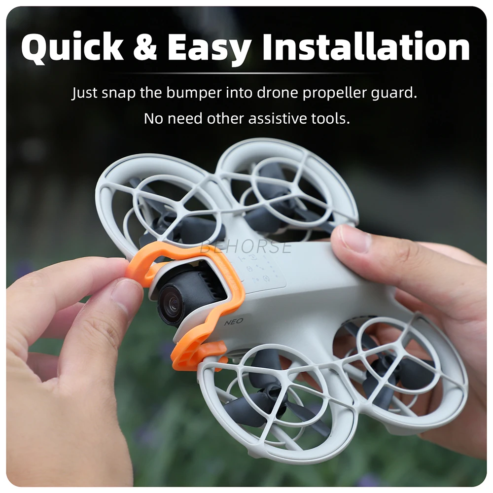 Barra protectora de lente de cardán anticolisión para DJI Neo, barra de parachoques de plástico para accesorios de Dron DJI Neo