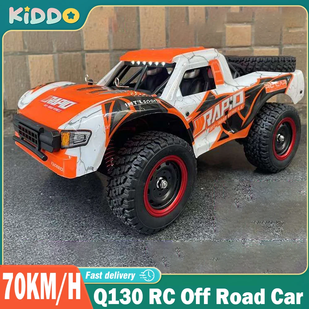 

Q130 RC Car Off-Road SUV 70KM/H High Speed Climbing Light Racing Drift Remote Control Eletric Cars Toys for Boys Back to School