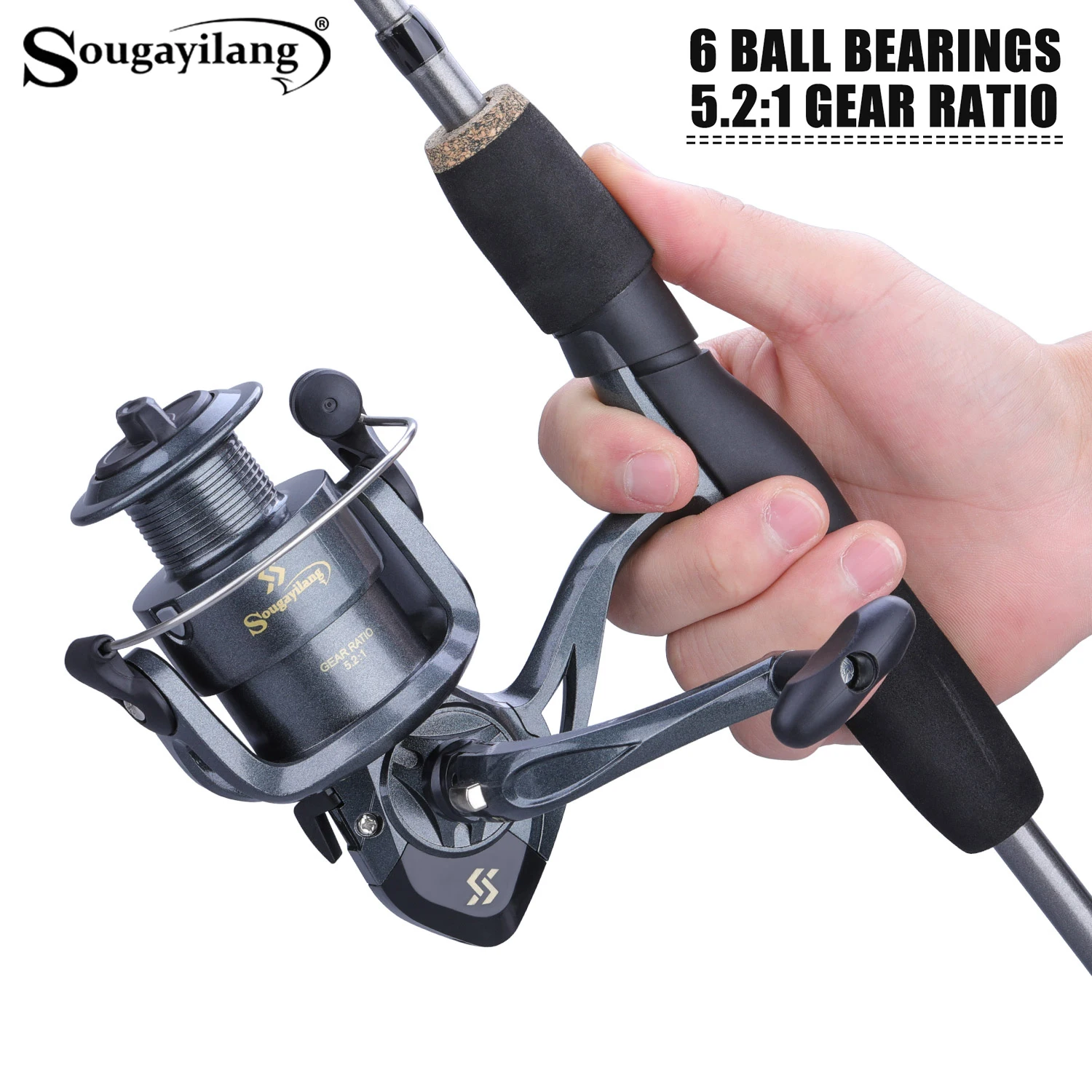 sougayilang-carretel-de-pesca-giratorio-serie-1000-4000-relacao-de-engrenagem-alta-52-1-6-rolamentos-de-esferas-de-metal-para-diferentes-cenarios-de-pesca