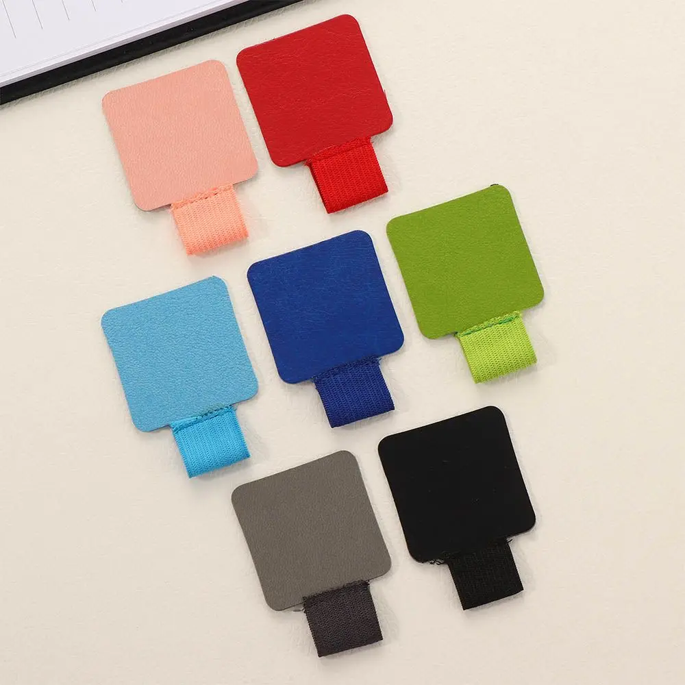 Escritorio Cuadernos de cuero PU Accesorios de oficina Portapapeles Organizador de bolígrafos Clip Portalápices Clips para bolígrafos