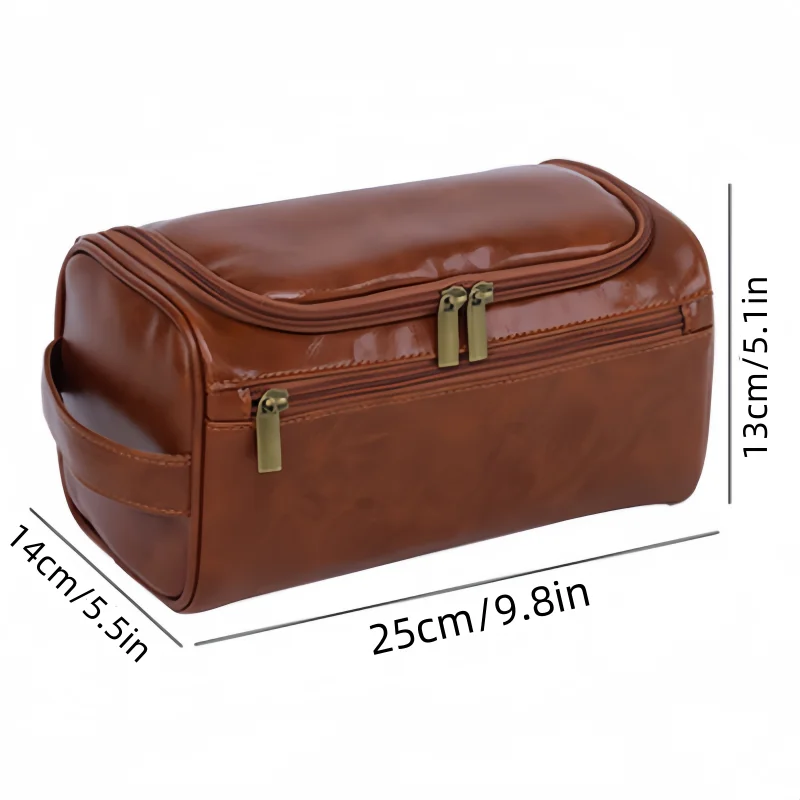 Organizador de maquiagem pu mala multifuncional viagem caixa de armazenamento de cosméticos grande capacidade à prova dwaterproof água bolsa feminina saco de higiene pessoal