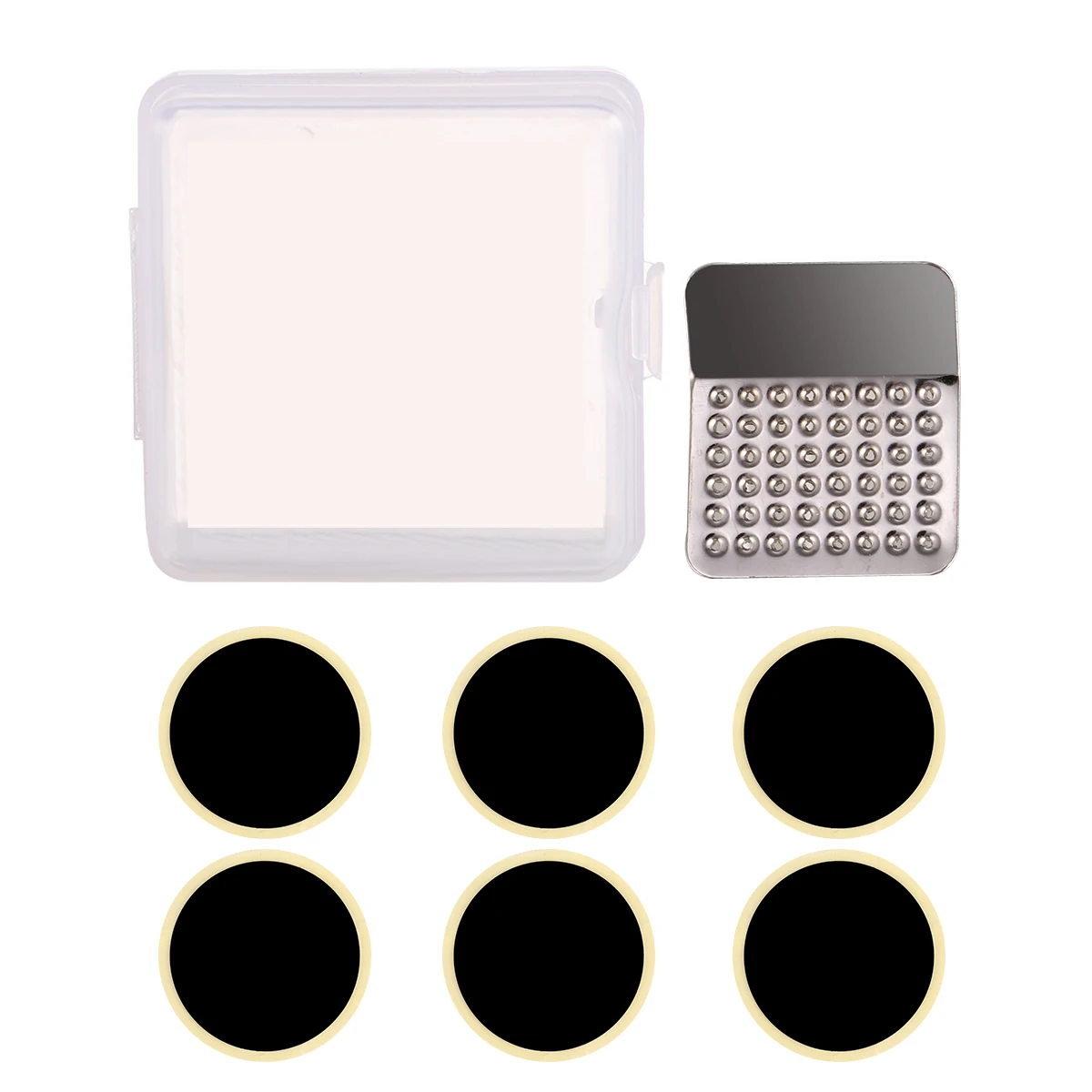

Mountain Bike Tyre Patches Kit High Tire Repair Tools Self Adhesive Waterproof Storage Bag Included For Bike