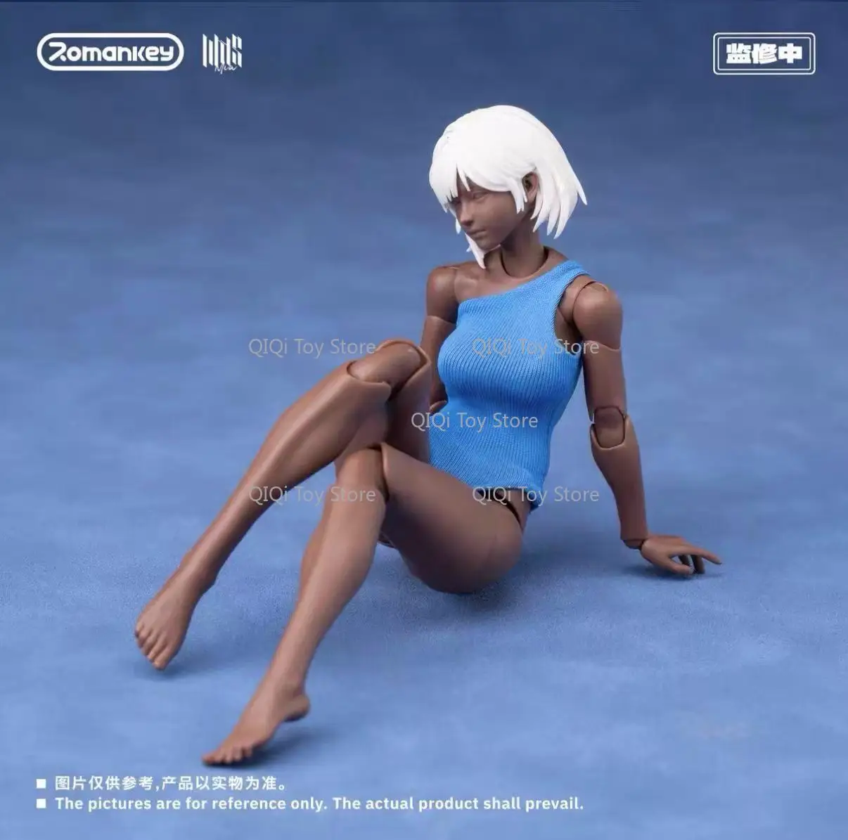 in stock Romankey Mia Black Skin UMS004Limit 1/12 Super Moveable Female Body Model Hand Toy