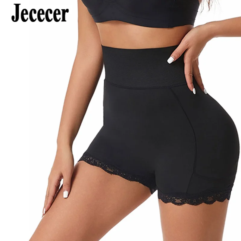 Jececer Women's Panties Buttocks Lifter Tummy Control Shapewear High Waist Body Shaping Sexy Female Underwear