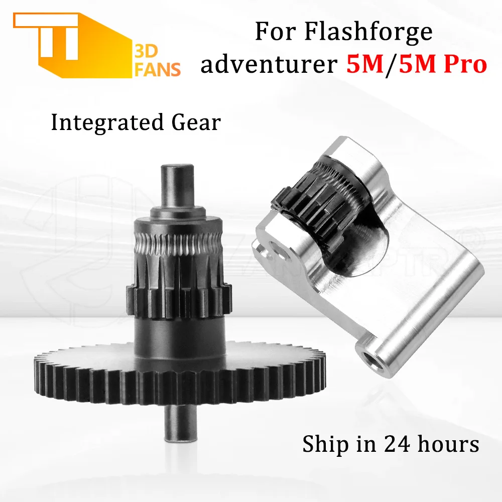 

Обновление шестерни для Flashforge Adventurer 5M 5M Pro, комплект экструзионной головки с нанокорением, высококачественные детали AD5M, двойной привод