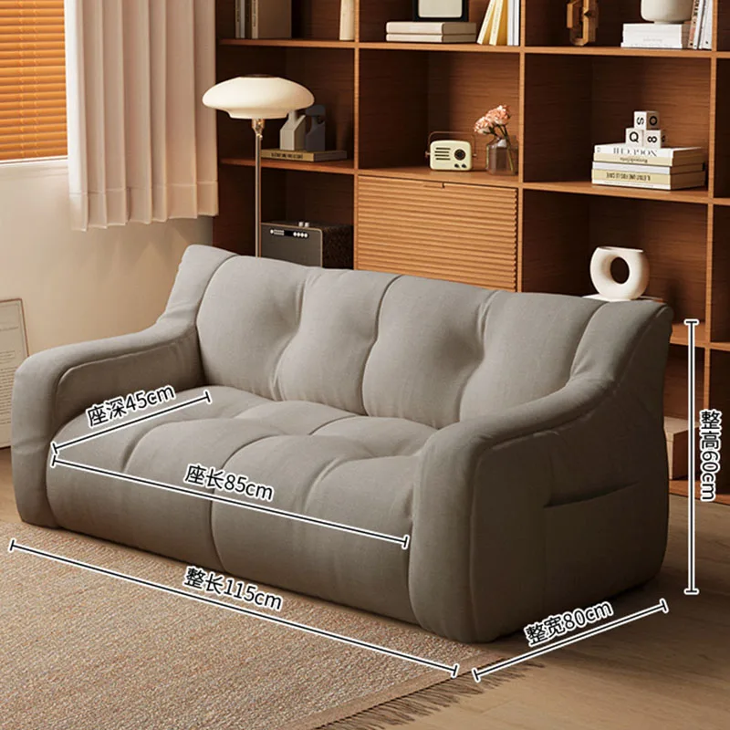 Modern Small Sofa Lazy Leisure Balcony Floor Luxury Home Sofa Recliner Italian Living Room Sofás Para Salón Postmodern Furniture