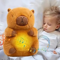 1/2PCS Breathe Kapybara Soothing Companion Plush Toy Kapybara Otter Baby Doll Gift Dolls Carpybara Plush Toy Breathing Otter Toy