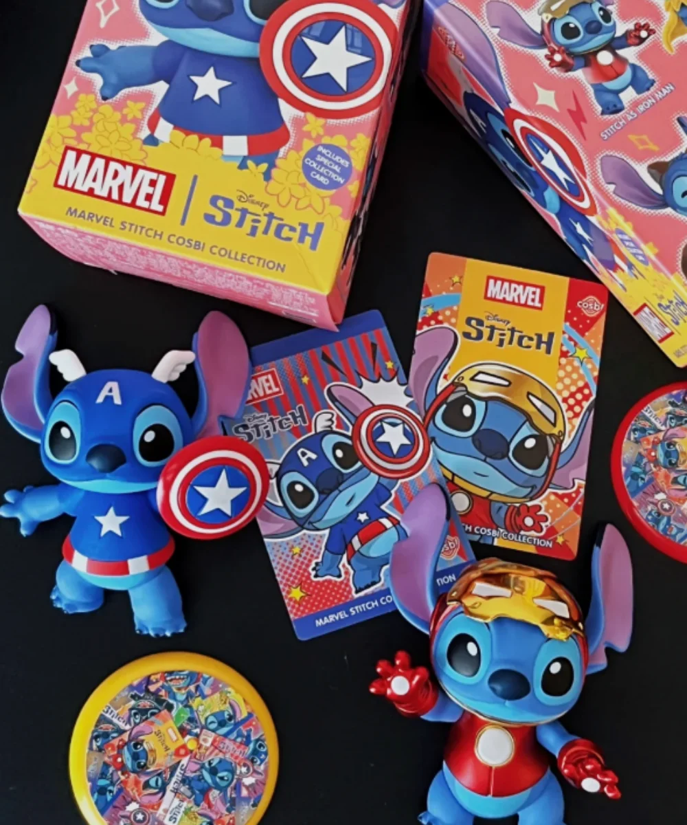 2025 nuevo punto como vengadores Ironman Thor Loki caja ciega figura de Anime caja misteriosa muñeca de regalo