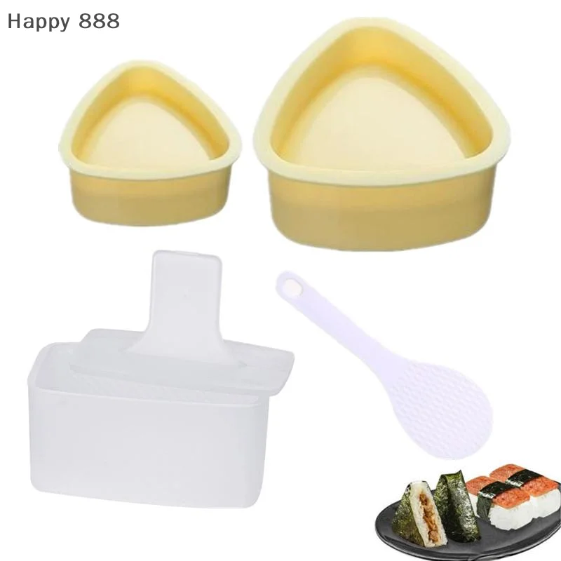 Kit de moldes rectangulares para sushi: herramienta de prensa de arroz Spam Musubi, Kimbap y Onigiri para uso en Bento y cocina DIY