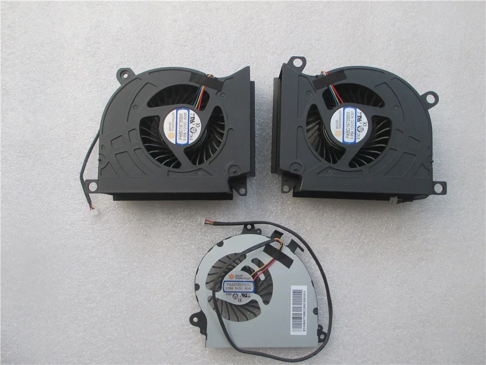 Laptop cpu gpu cooling fan For MSI GT80 GT80S GT83 GT83VR MS 1812 218 PAAD06015SL N360 PABD19735BM N368 N367