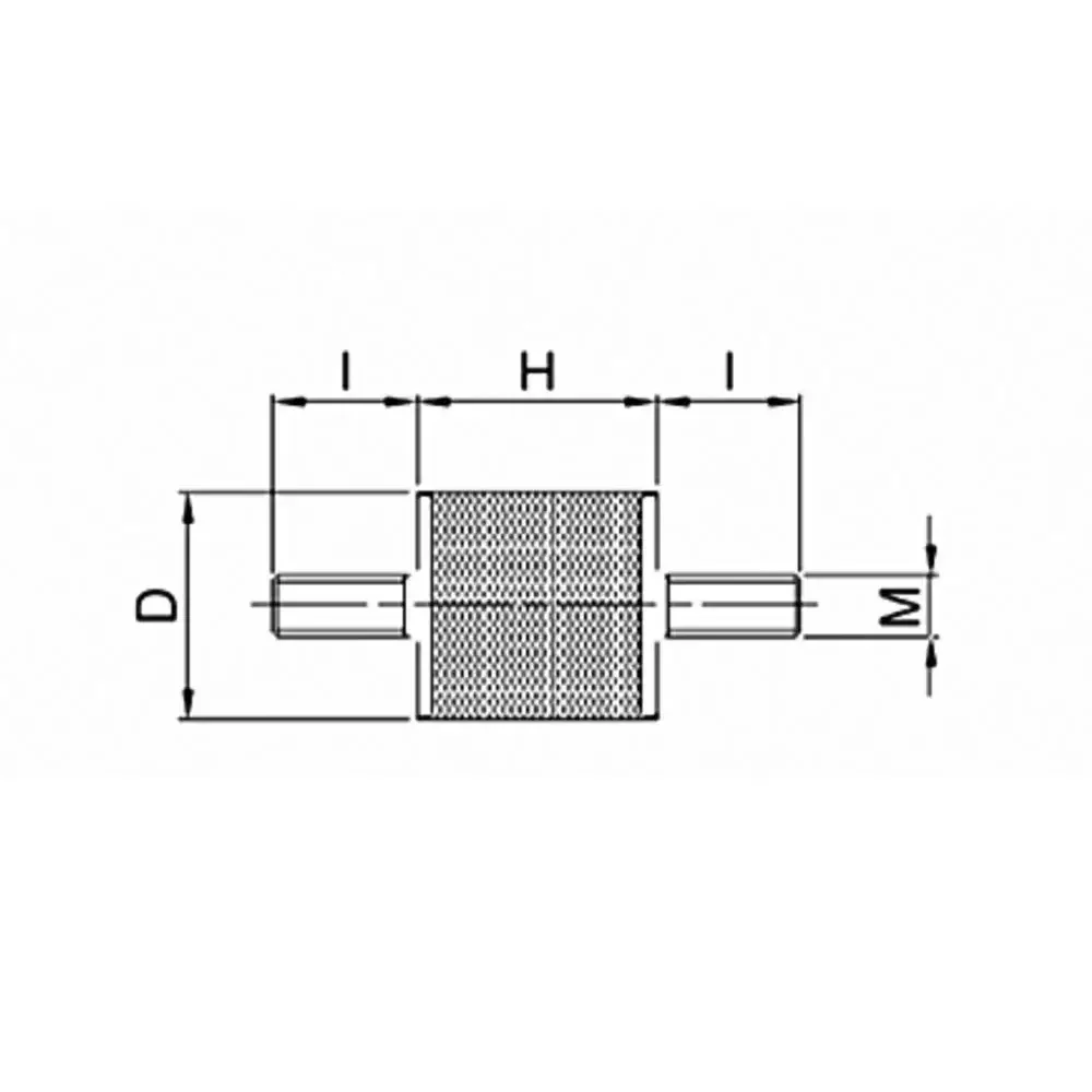 Outer Dia 8/10/15/20/25/30mm M3 M4 M5 M6 M8 Rubber Shock Absorber Male Thread Crash Pad Damper