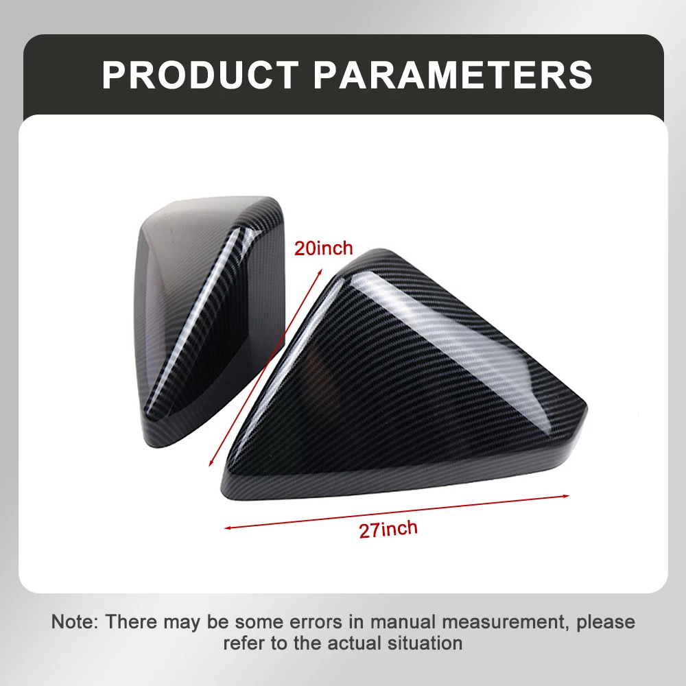 

Door Side Rearview Mirror Cover Caps Protection Covers for Tesla Cybertruck ABS Carbon Fiber Pattern Car Exterior Accessories