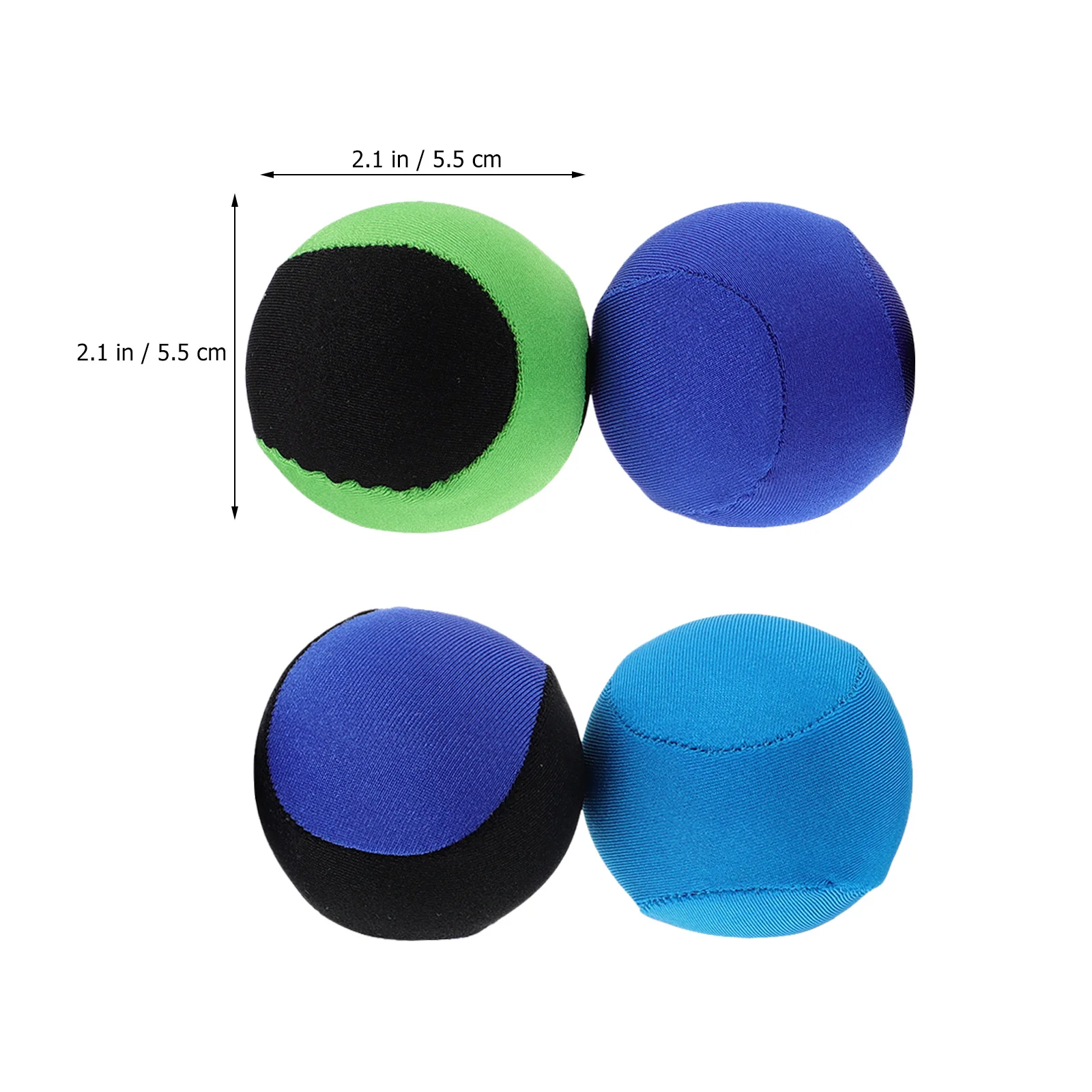 4個の鮮やかな色の跳ねるボール ウォータースポーツ フローティングプレイボール プールパーティー 夏の楽しい水遊び用