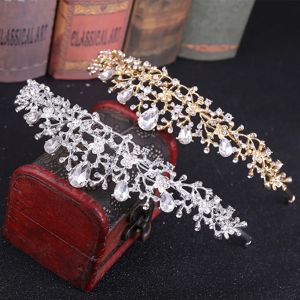 

Свадебная корона со стразами в стиле ретро для принцесс, ретро-стиль, кристаллы, корона принцессы