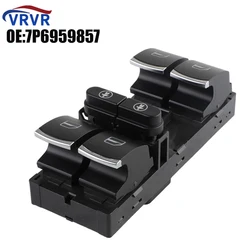 7P6959857 7P6959857B Power Window Master Switch Chrome For For VW Touareg Sharan For Seat Alhambra 2011 2012 2013 2014 2015 2016