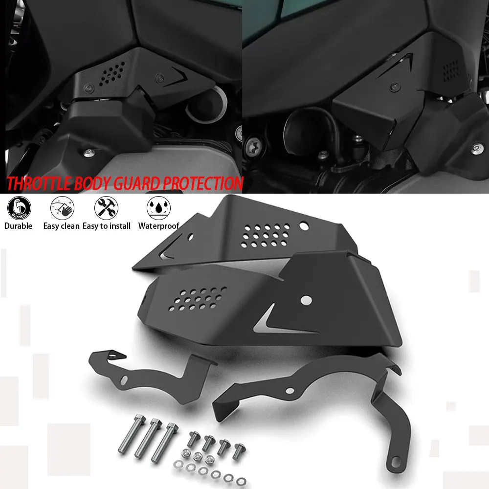 

New Motorcycle Throttle Body Guards CoverProtector Protection For BMW R1300GS R1300 GS 2023 2024 R 1300 GS Trophy Triple Black