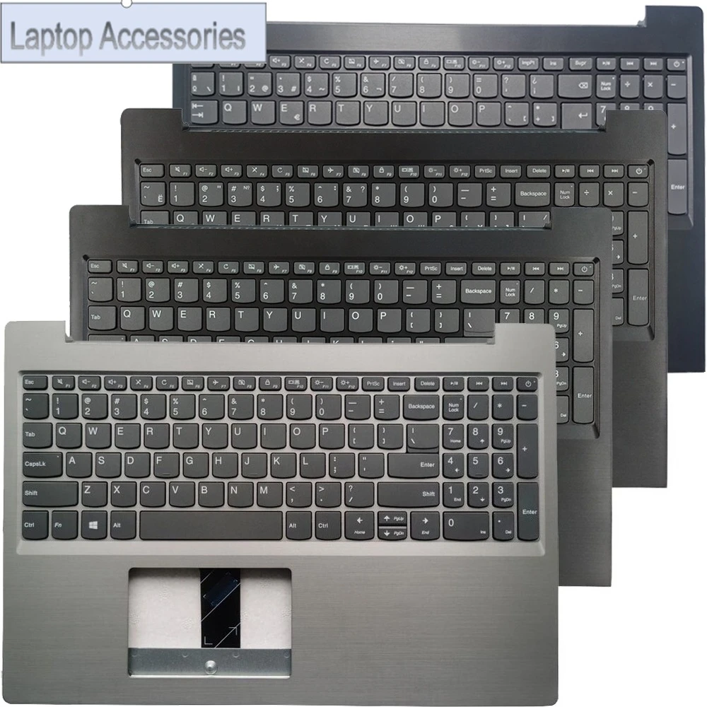 

New Case For Lenovo Ideapad L340-15 L340-15IWL L340-15API US Keyboard With Palmrest Upper Cover