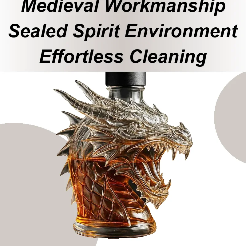 Whiskey Bottles Dragon Decanter Collectible Liquor Container Novelty For Home Tasting Red Wine Collector Bachelor Event Wedding