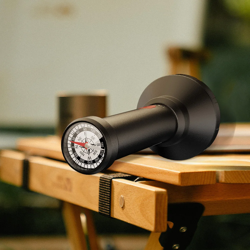 

Powerful LED Flashlight with Compass Super Bright Flashlight USB Charging Portable Torch Light Power Display for Camping Hiking