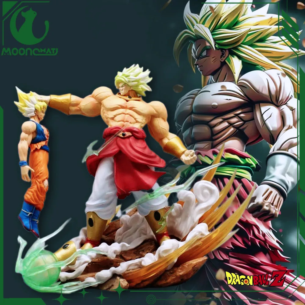 Dragon Ball Broli Figure Broli Vs Goku 20cm Anime Figurine Super Saiyan Pvc Action Statue Collection Model Doll Decora Toy Gift