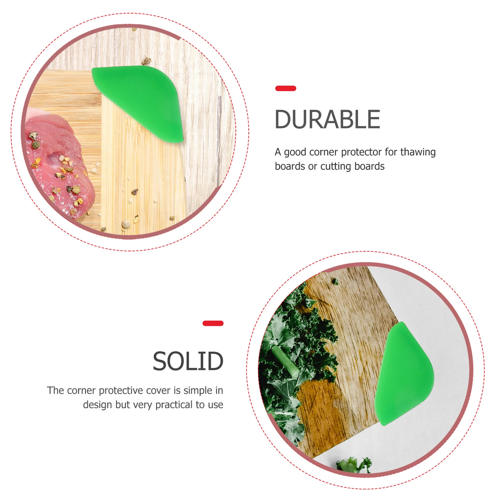 8 قطعة عالية الجودة سيليكون ذوبان لوحة ركن حماة الأخضر سهلة التنظيف مقاومة للاهتراء مقاومة للخدش مريح