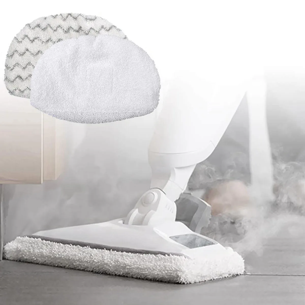 

AEA9-4Pcs Steam Mop Replacement Pad Wiper Head Suitable For Bissell 1132 1252 Series Steam Mop