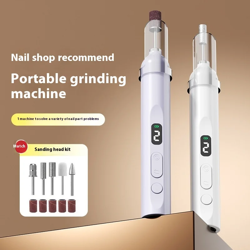 Two-In-One Nail Polisher + One-Word Lamp, Handheld Grill Lamp, Portable Multifunctional Nail Polisher