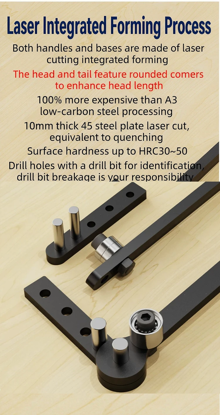Manuelles Werkzeug zum Biegen von Eisen- und Metallstangen – 304 Edelstahl-Biegemaschine für runde Stäbe, Bewehrungsstangen und Querstangen, ideal für Heimwerkerprojekte und Metallbearbeitung, inklusive Haken. – Detail 6