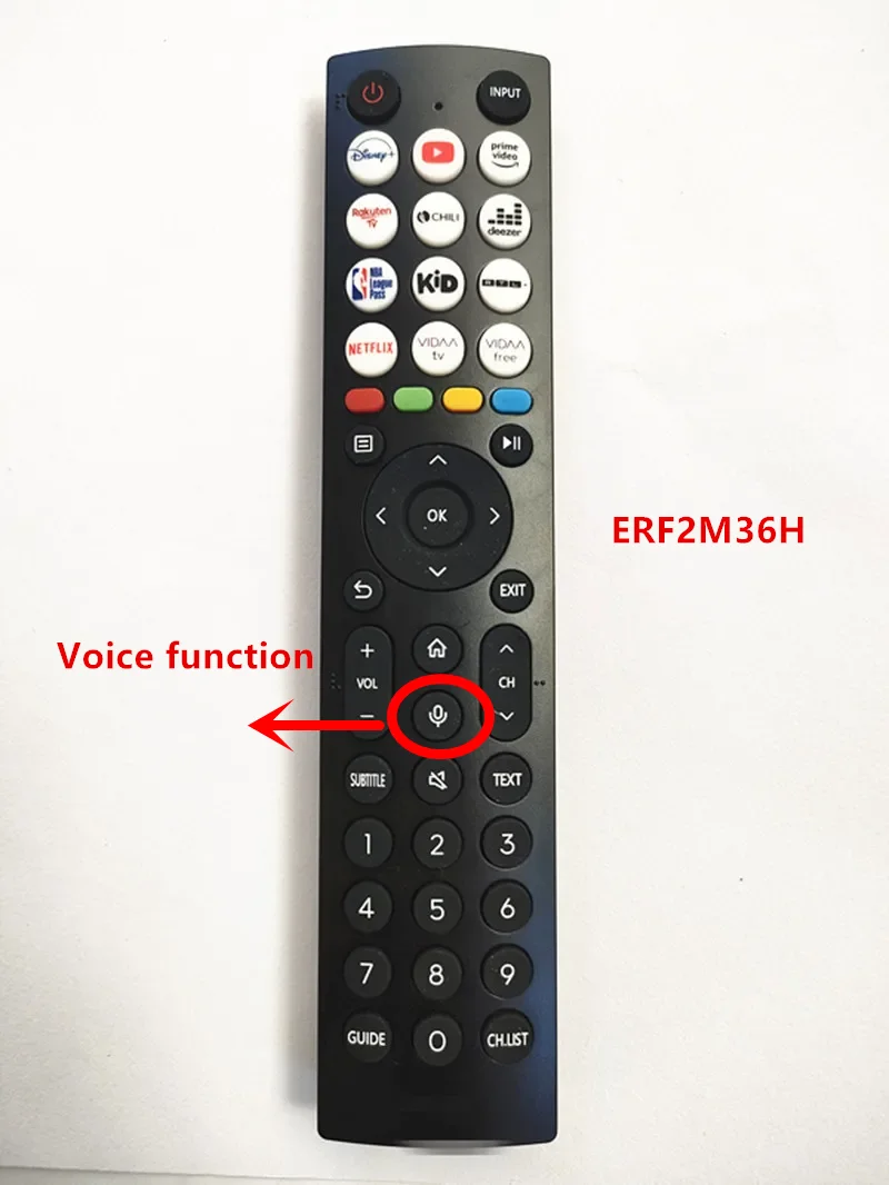 

55U7HQSuitable for Hisense TV Bluetooth voice remote control ERF2M36H ERF3C66 ERF2H36H ERF2036H ERF2J36H