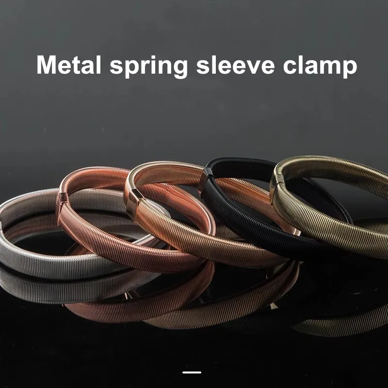 Metal Shirt Sleeve Holders Men\'s Elastic Armband Adjustable Cuffs Arm Rings Clamp For Party Wedding Clothes Accessories