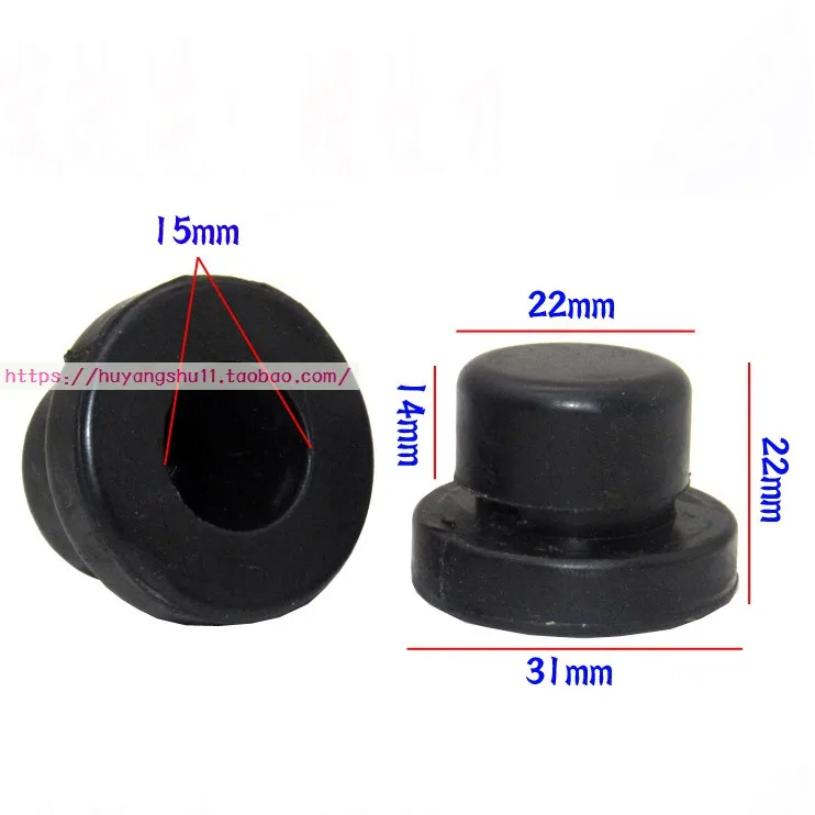 2pcs for Zoyte T600 Z300 Z500 Domy X5 Engine Cover Rubber Pier Fender Buffer Rubber Pad