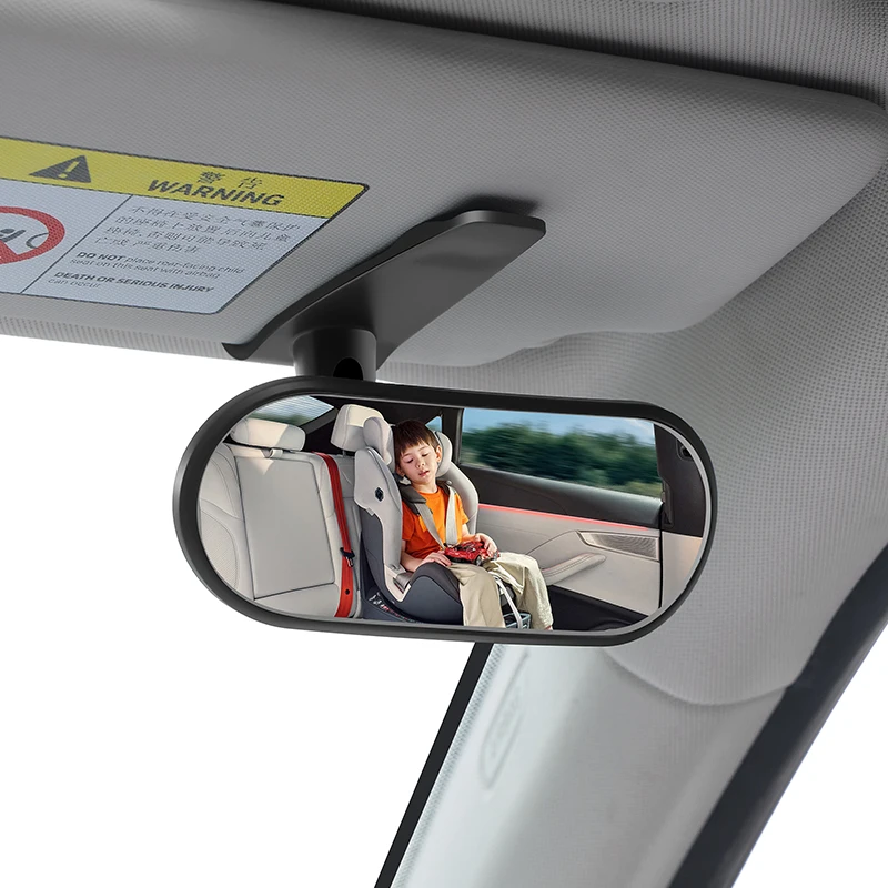 

Children's rearview mirror in the car, reverse 360 ° sun visor, fixed car baby mirror